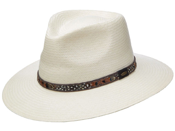 Toyo Straw Outback Feather Band Hat